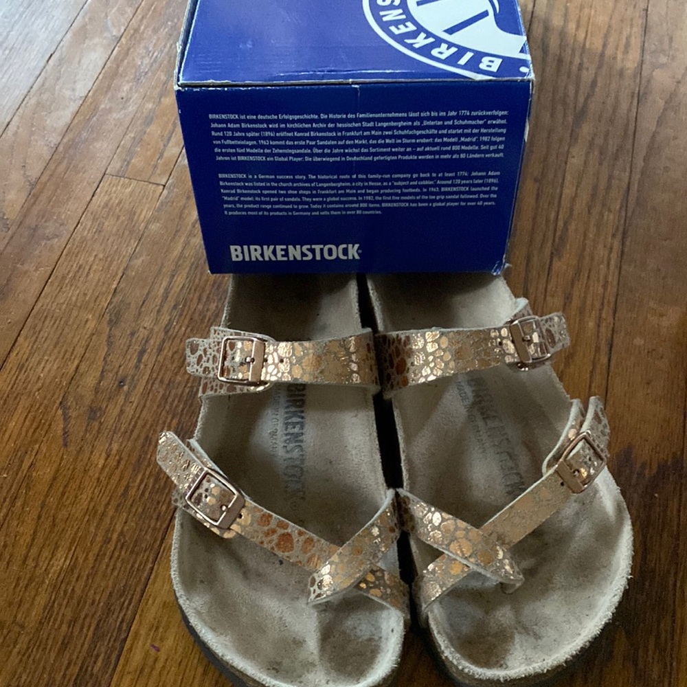Birkenstock mayari sandals rose metallic women’s 5